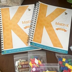 THE GOOD AND THE BEAUTIFUL Level K Math Homeschool Curriculum. Very detailed.